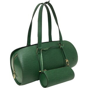 Louis Vuitton Soufflot Borneo Green Handbag